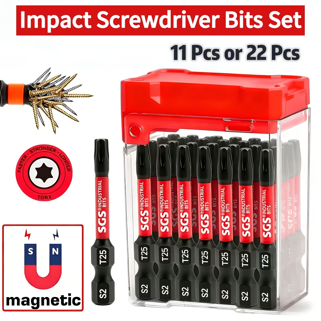 Electronics Repair Tools And Equipment - Set Mata Obeng Magnetik T25 11/22-Piece,