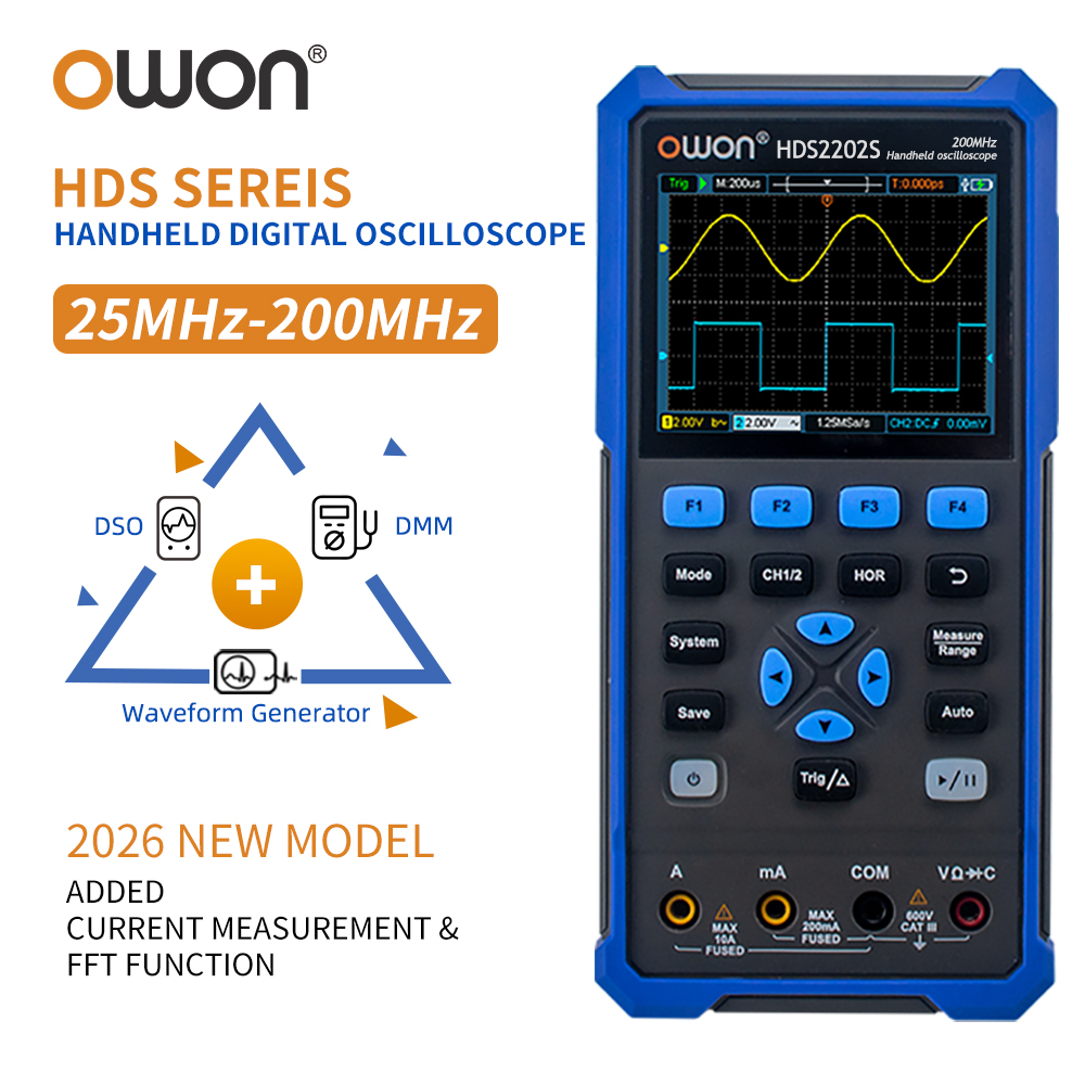 Electronics Repair Lab - OWON HDS200 Seri Osiloskop Digital Genggam
