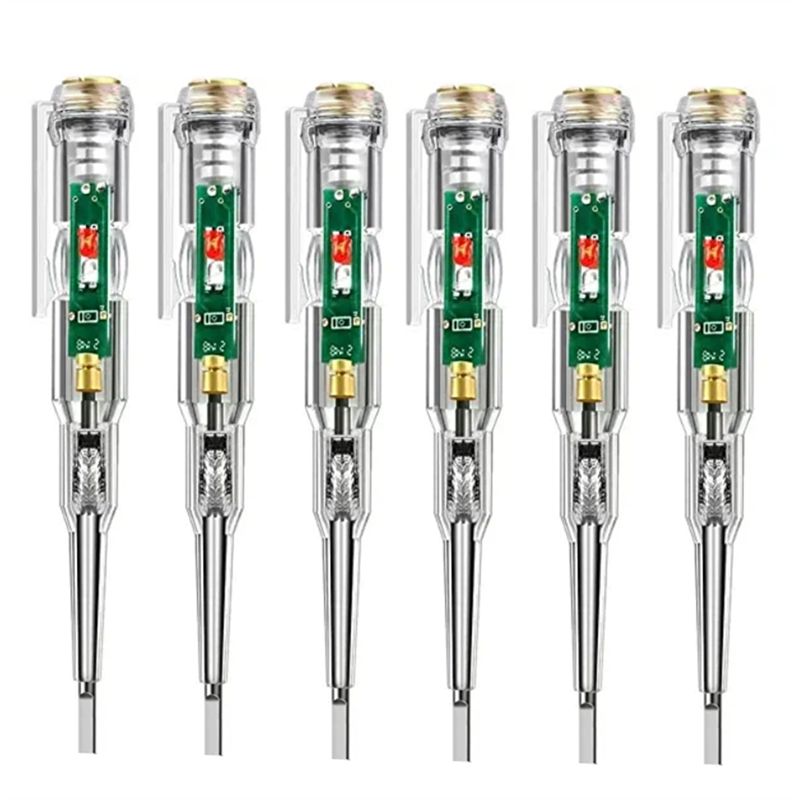 Circuit Test Pencil - KYCOR-6Pack Penguji Tegangan, Pena Detektor Tegangan