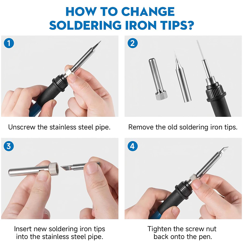 Kit Solder Listrik 220V 60W de - Electronics Repair Kit With Soldering Iron ulasan dan harga