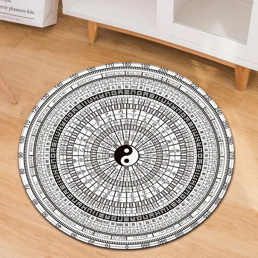 Yin Yang Taiji Karpet Bulat Bu - Electronics Repair Mat ulasan dan harga