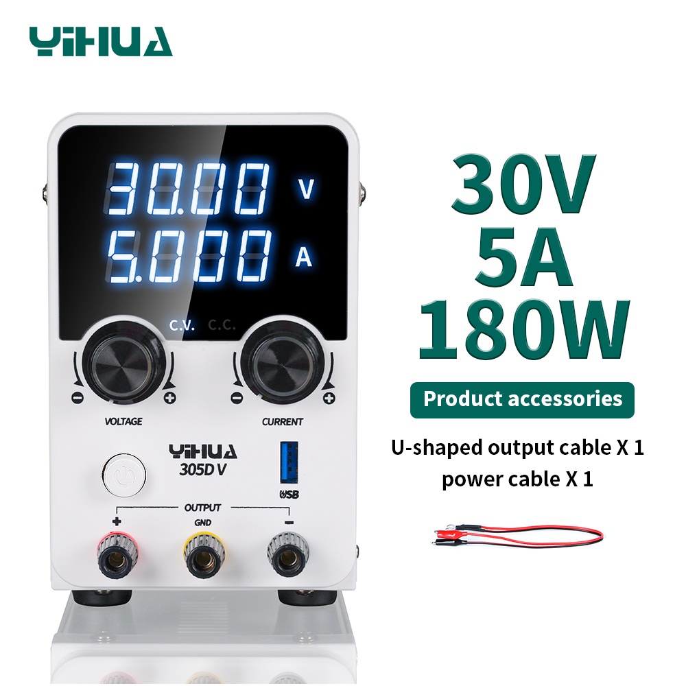 YIHUA 305D-V 180W DC Power Sup - Electronics Repair Lab ulasan dan harga