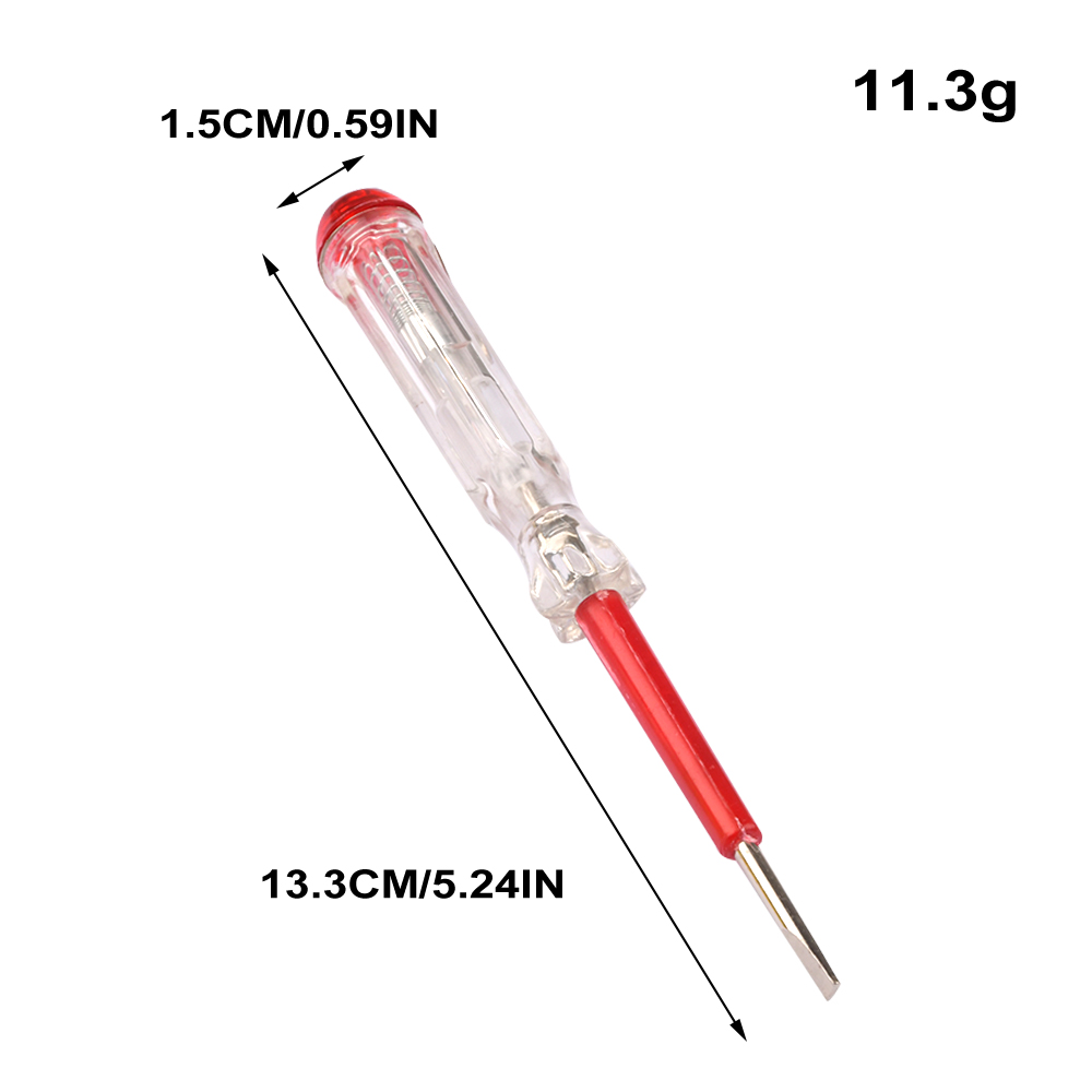 Pena Uji 100-500V Obeng Datar  - Circuit Test Pencil ulasan dan harga