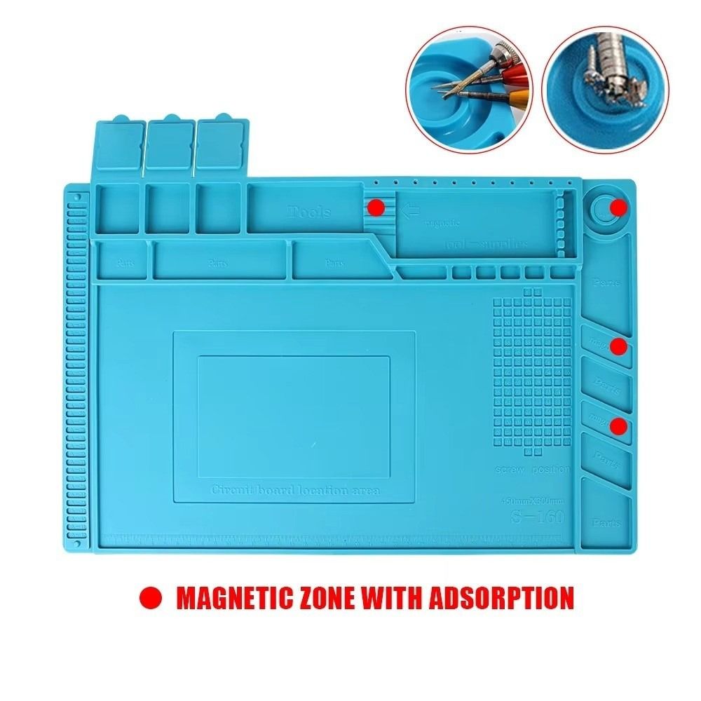 Alas Stasiun Solder Silikon An - Electronics Repair Mat ulasan dan harga